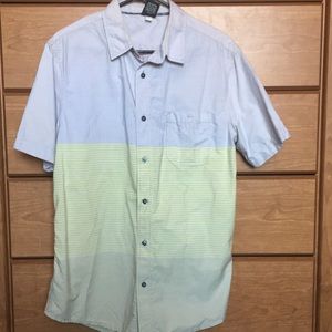 Men’s Tony Hawk Light Gray Button Up Large